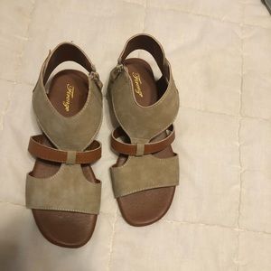 Firenze suede brown sandals